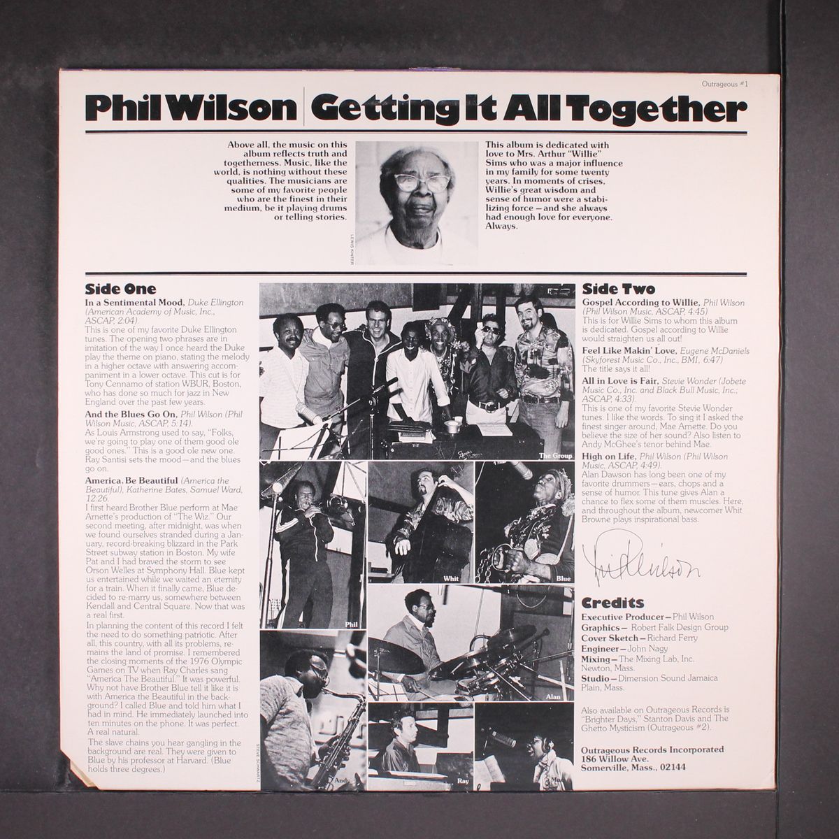 getting it all together by PHIL WILSON