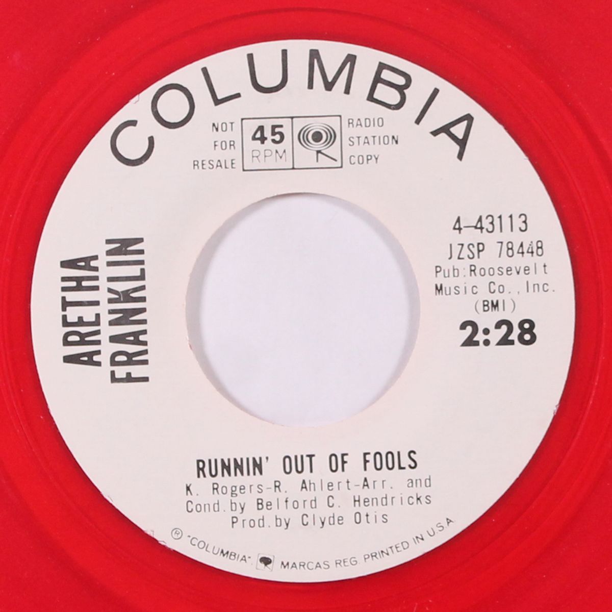 runnin' out of fools / same by ARETHA FRANKLIN
