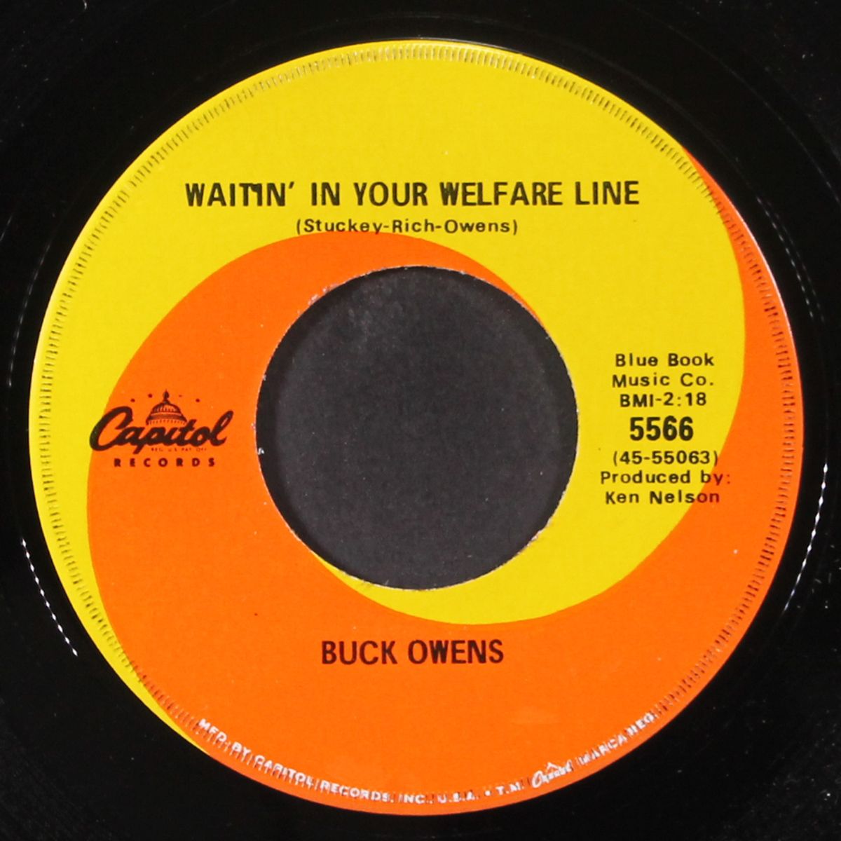waitin' in your welfare line by BUCK OWENS
