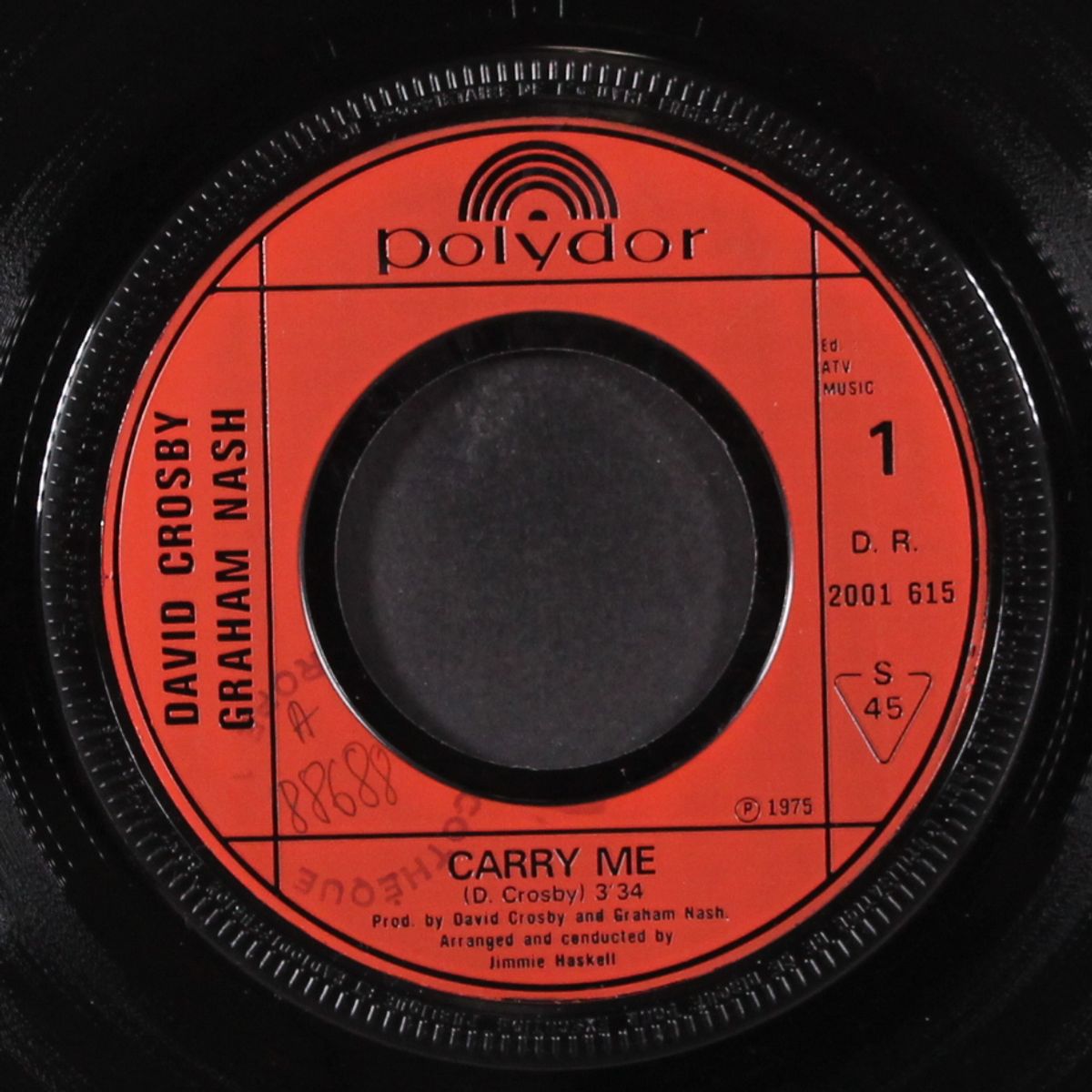 carry me / mama lion by DAVID CROSBY & GRAHAM NASH