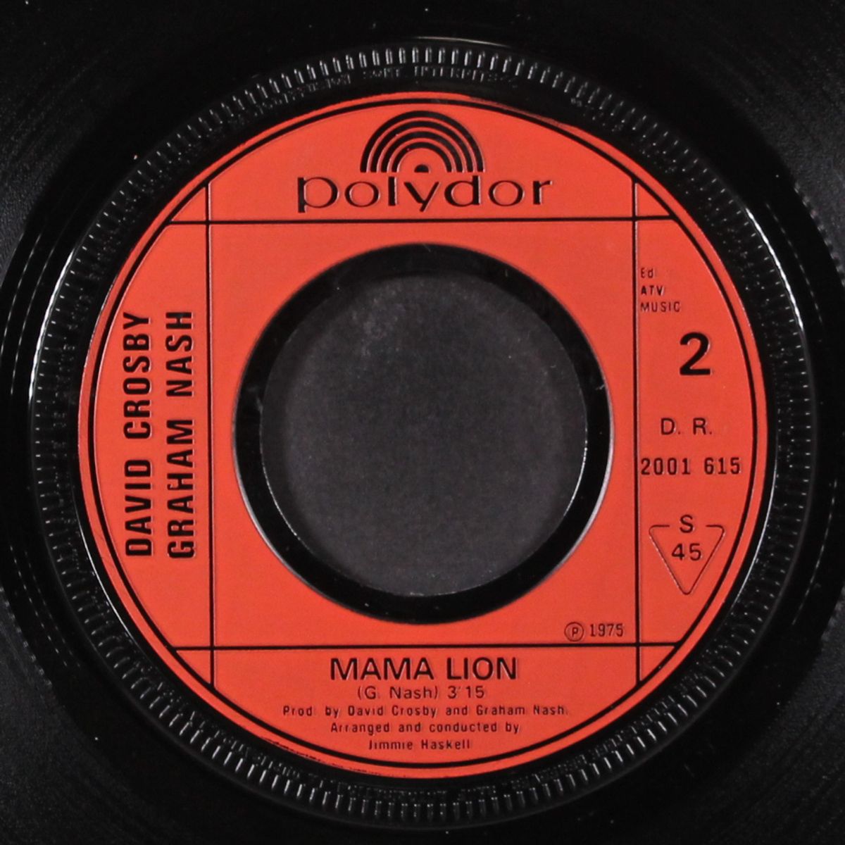 carry me / mama lion by DAVID CROSBY & GRAHAM NASH