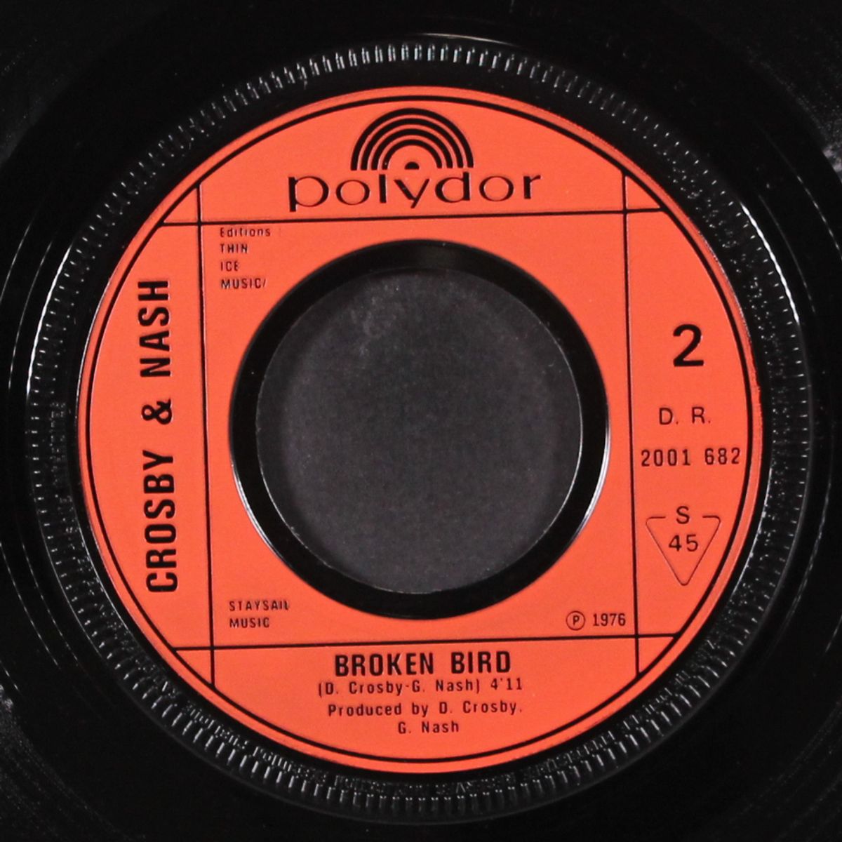 out of the darkness / broken bird by DAVID CROSBY & GRAHAM NASH