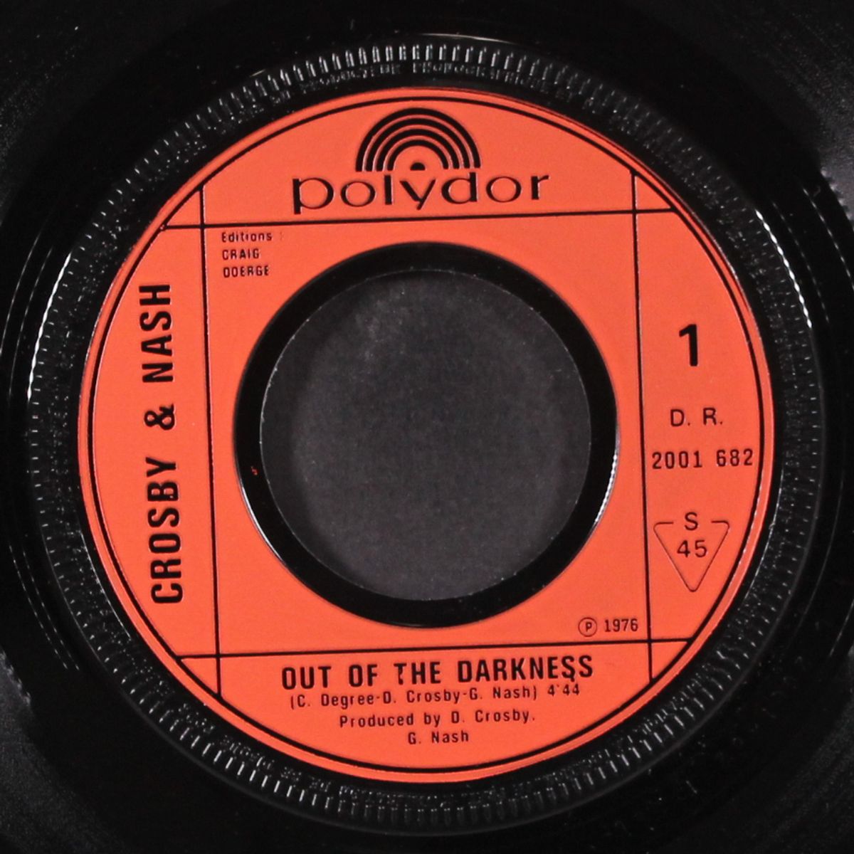 out of the darkness / broken bird by DAVID CROSBY & GRAHAM NASH