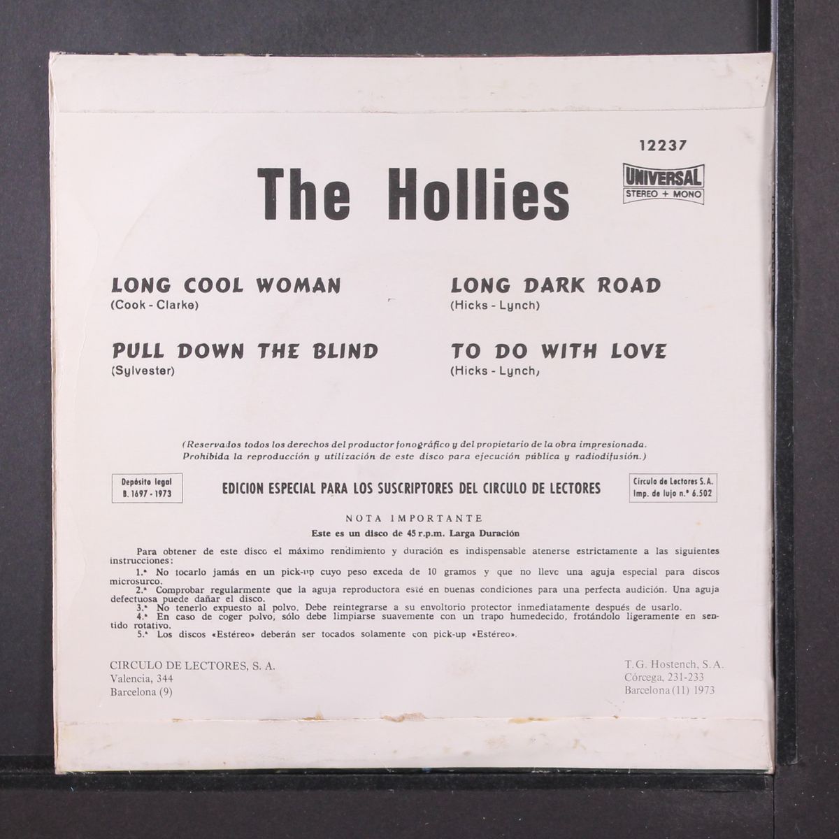 long cool woman by HOLLIES