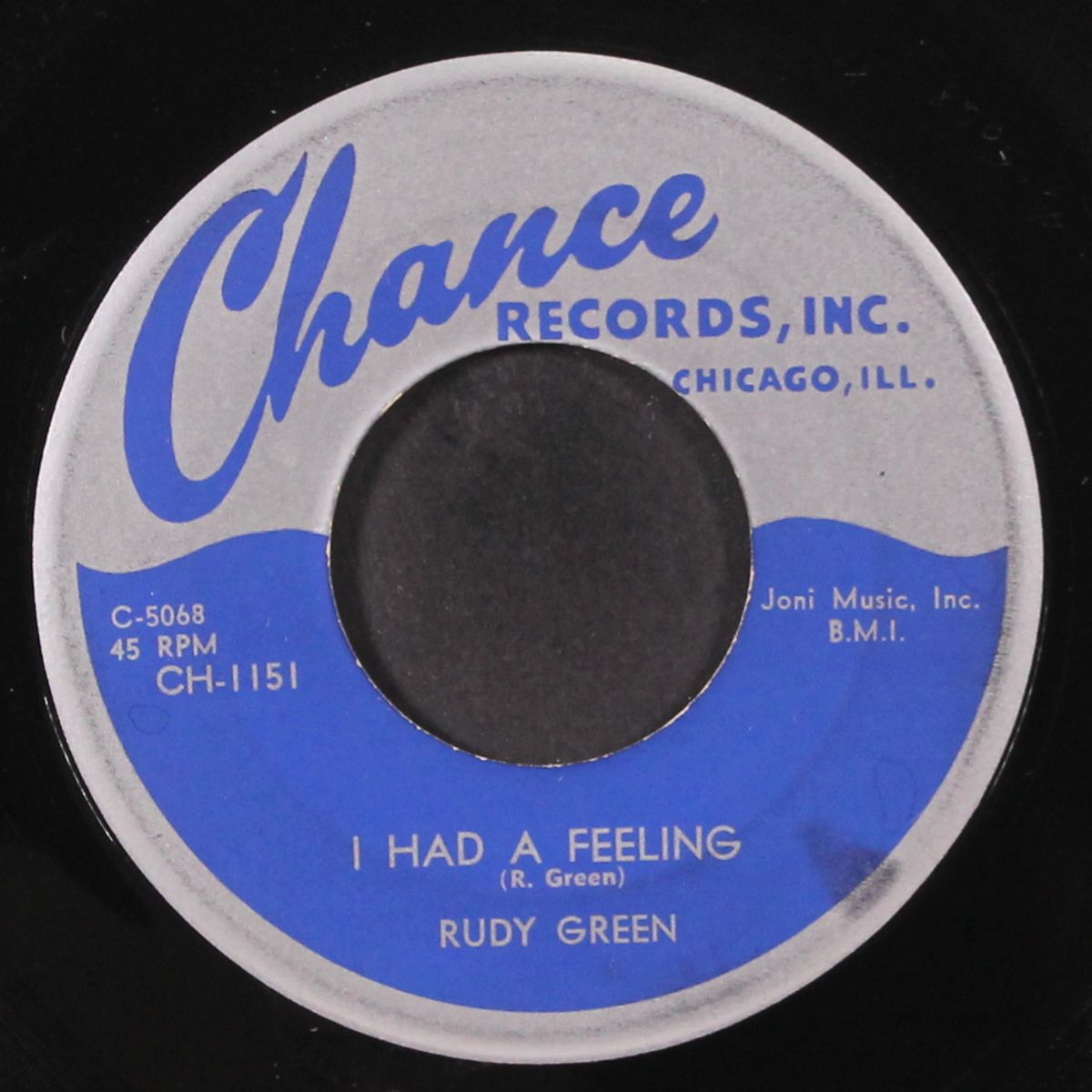 i had a feeling / meet me baby by RUDY GREEN
