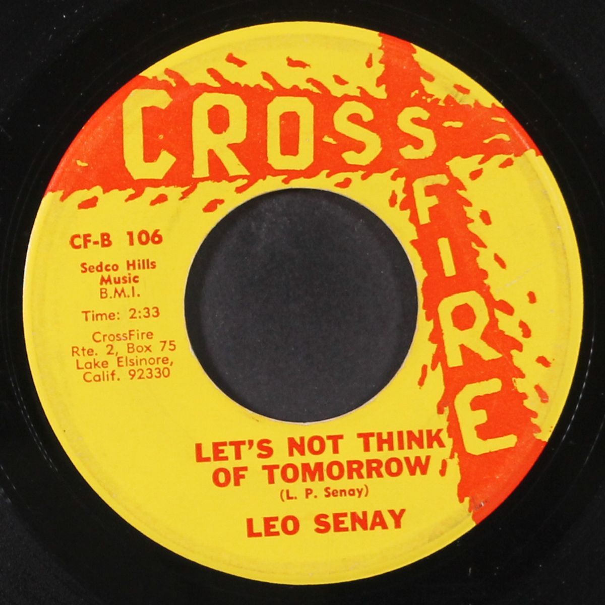 liven' like a bum / let's no think of tomorrow by LEO SENAY