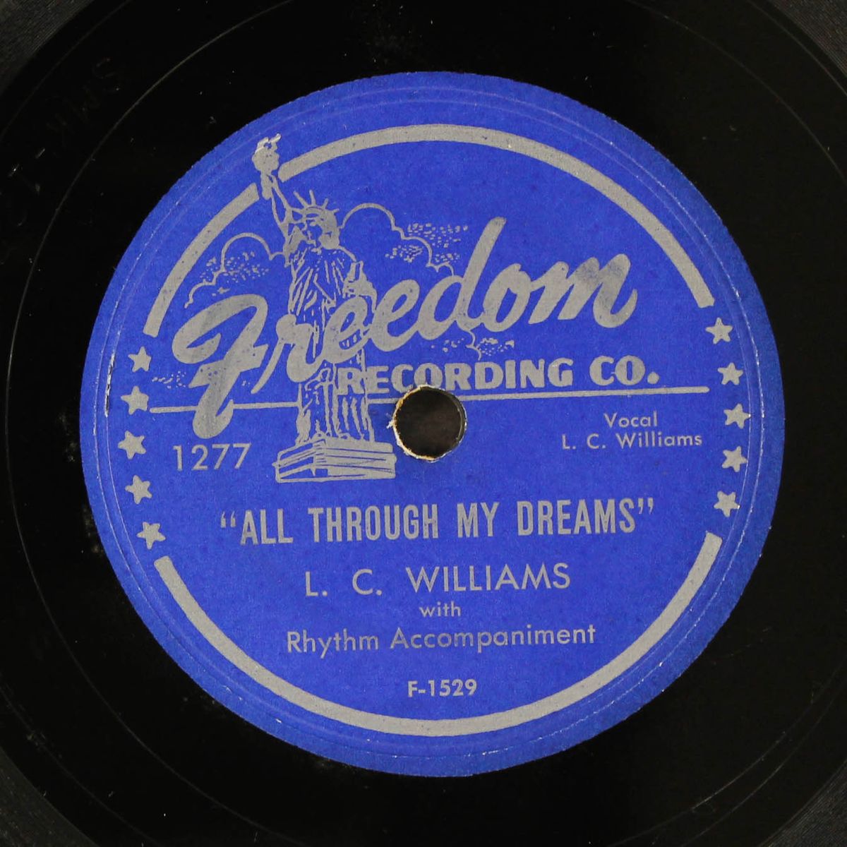 all through my dreams / mean and evil blues by L.C. WILLIAMS