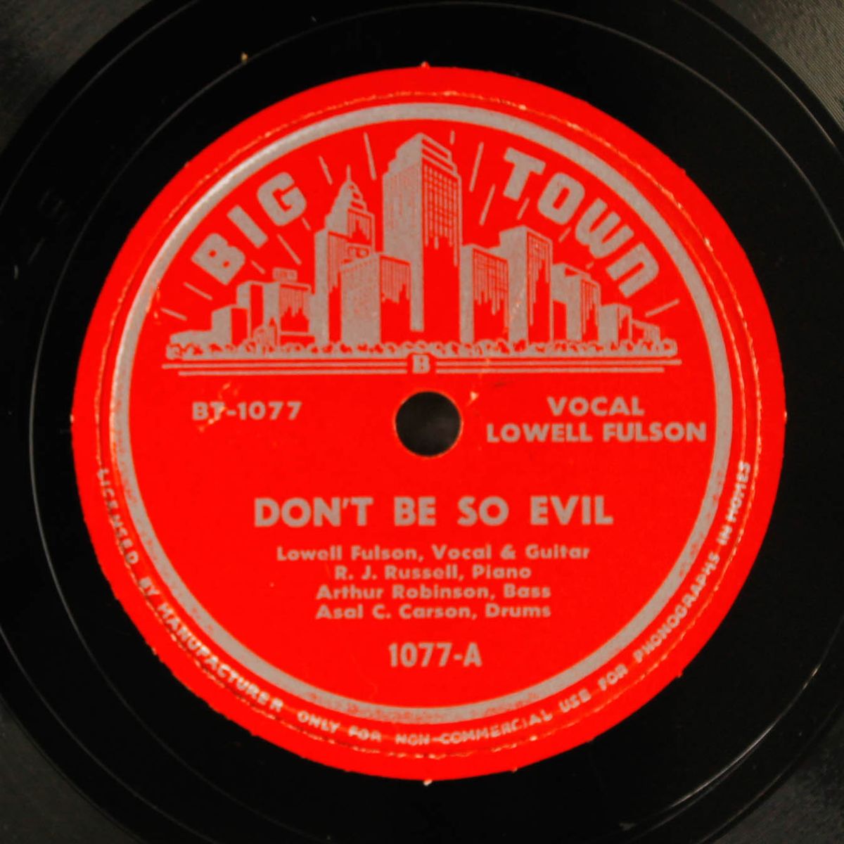 black widow spider / don't be so evil by LOWELL FULSON