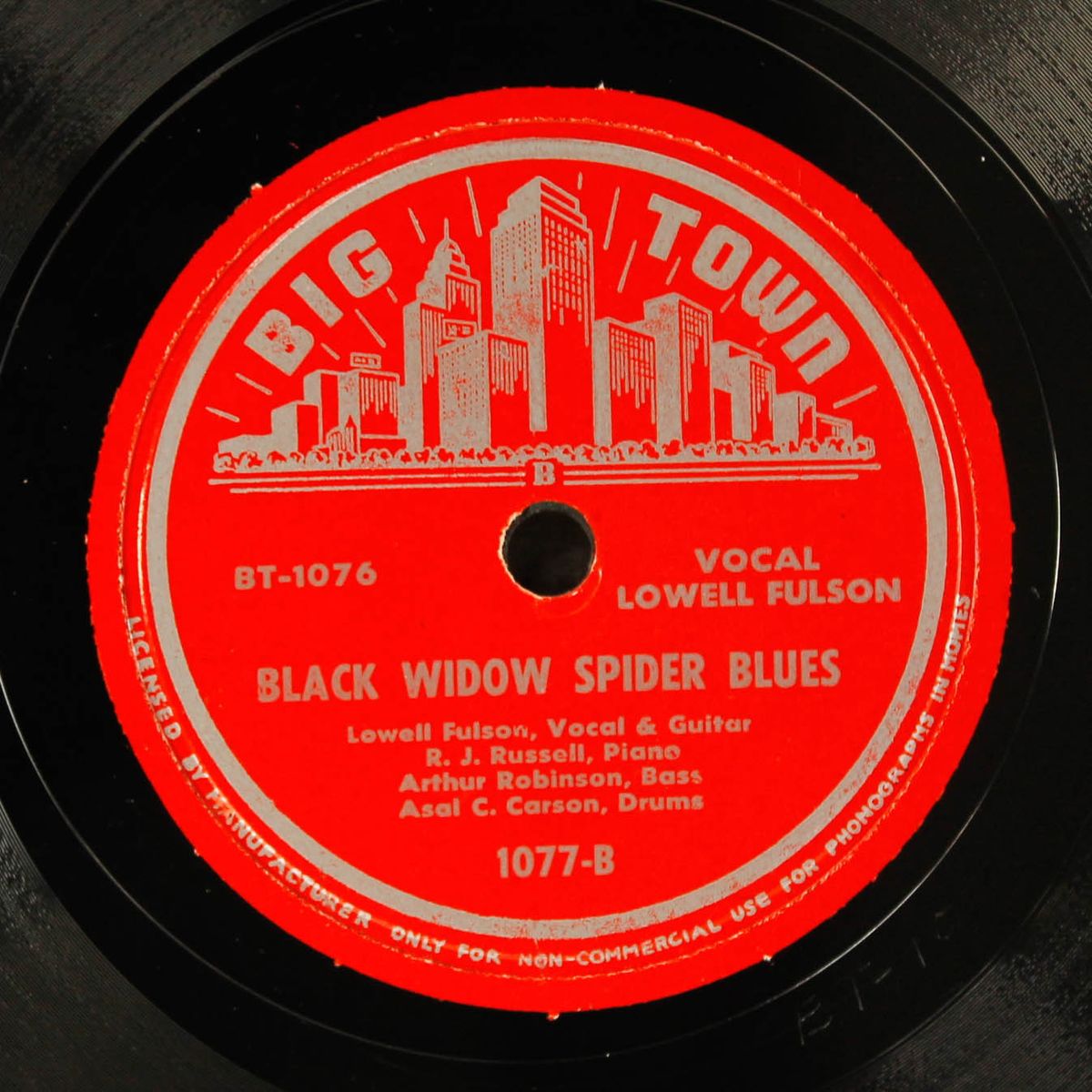 black widow spider / don't be so evil by LOWELL FULSON