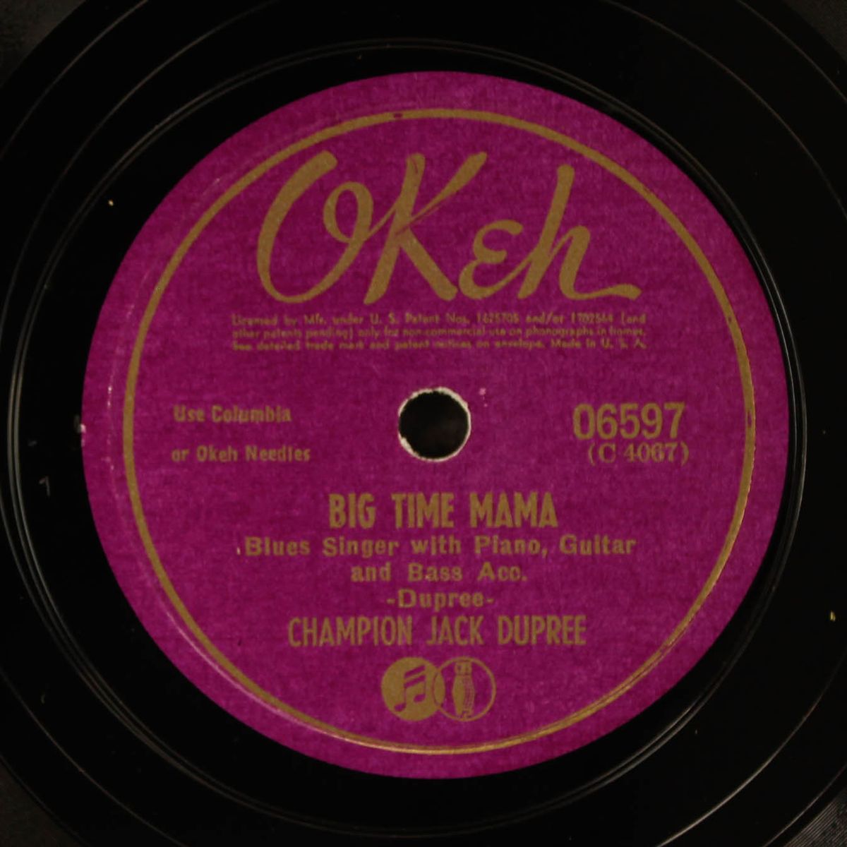 big time mama / heavy heart blues by CHAMPION JACK DUPREE