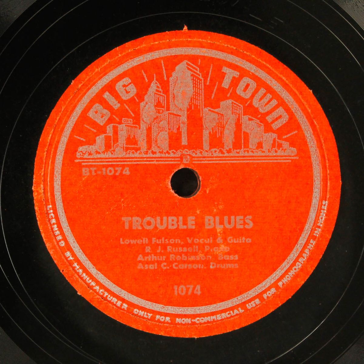 trouble blues / i want to see my baby by LOWELL FULSON