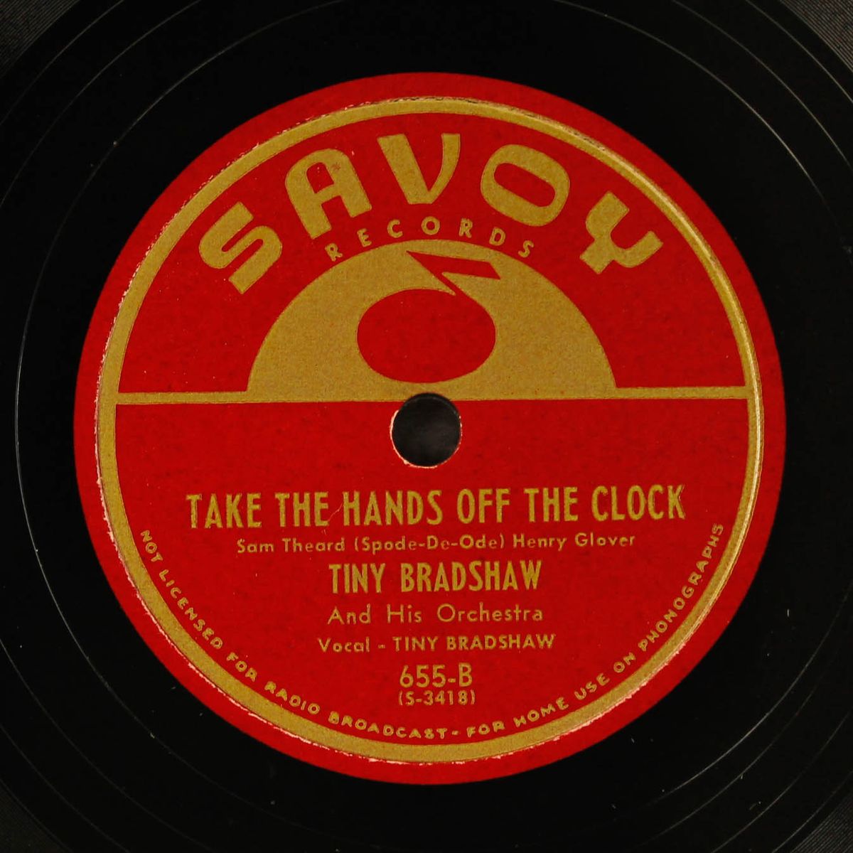 if i had a million dollars / take the hands off the clock by TINY BRADSHAW