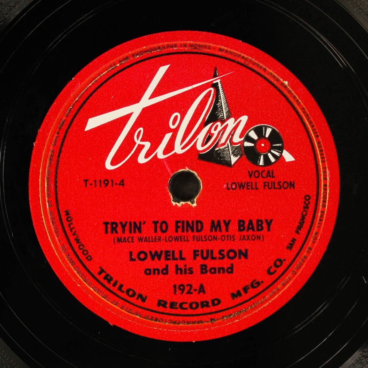 tryin' to find my baby / let's throw a boogie woogie by LOWELL FULSON
