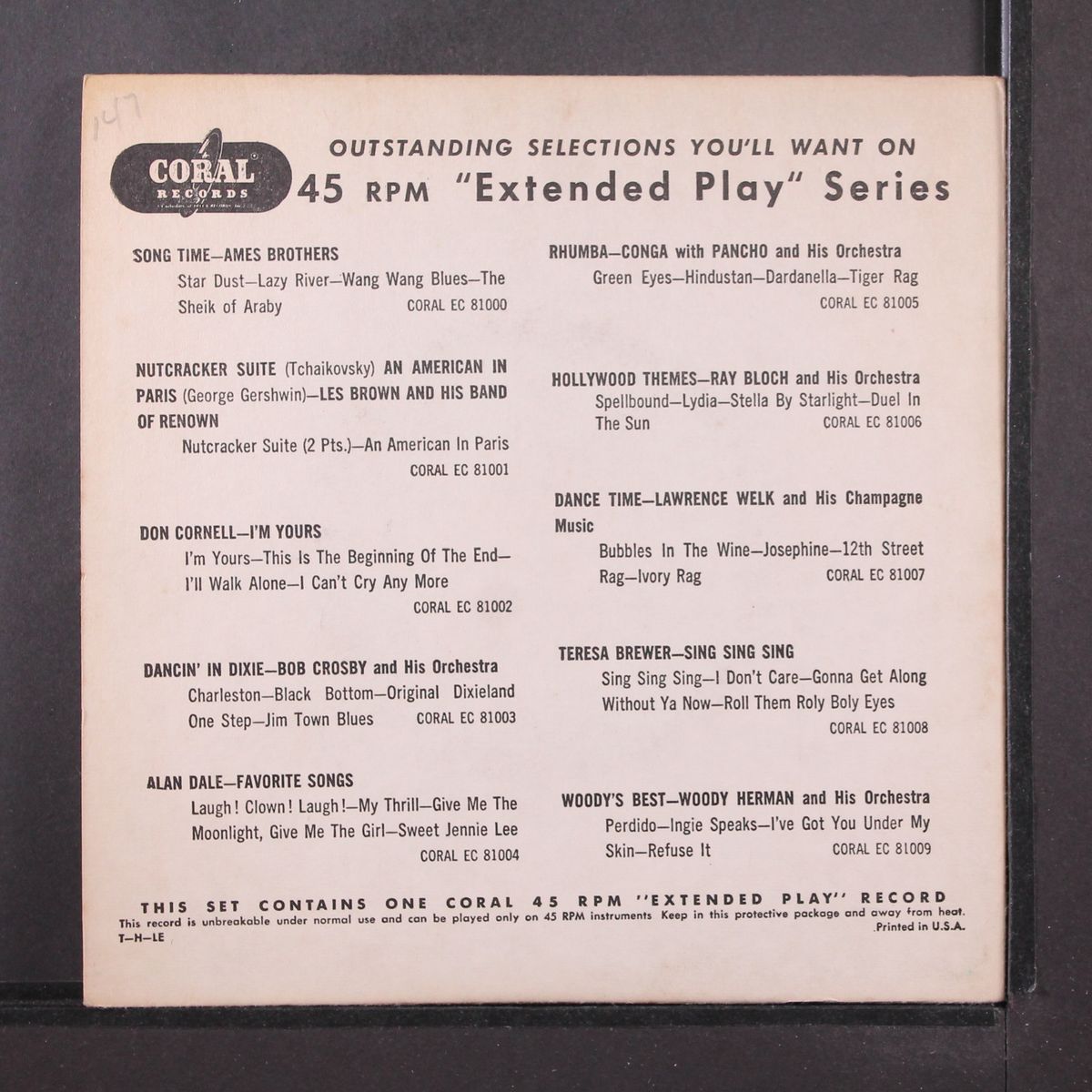 dancin' in dixie by BOB CROSBY