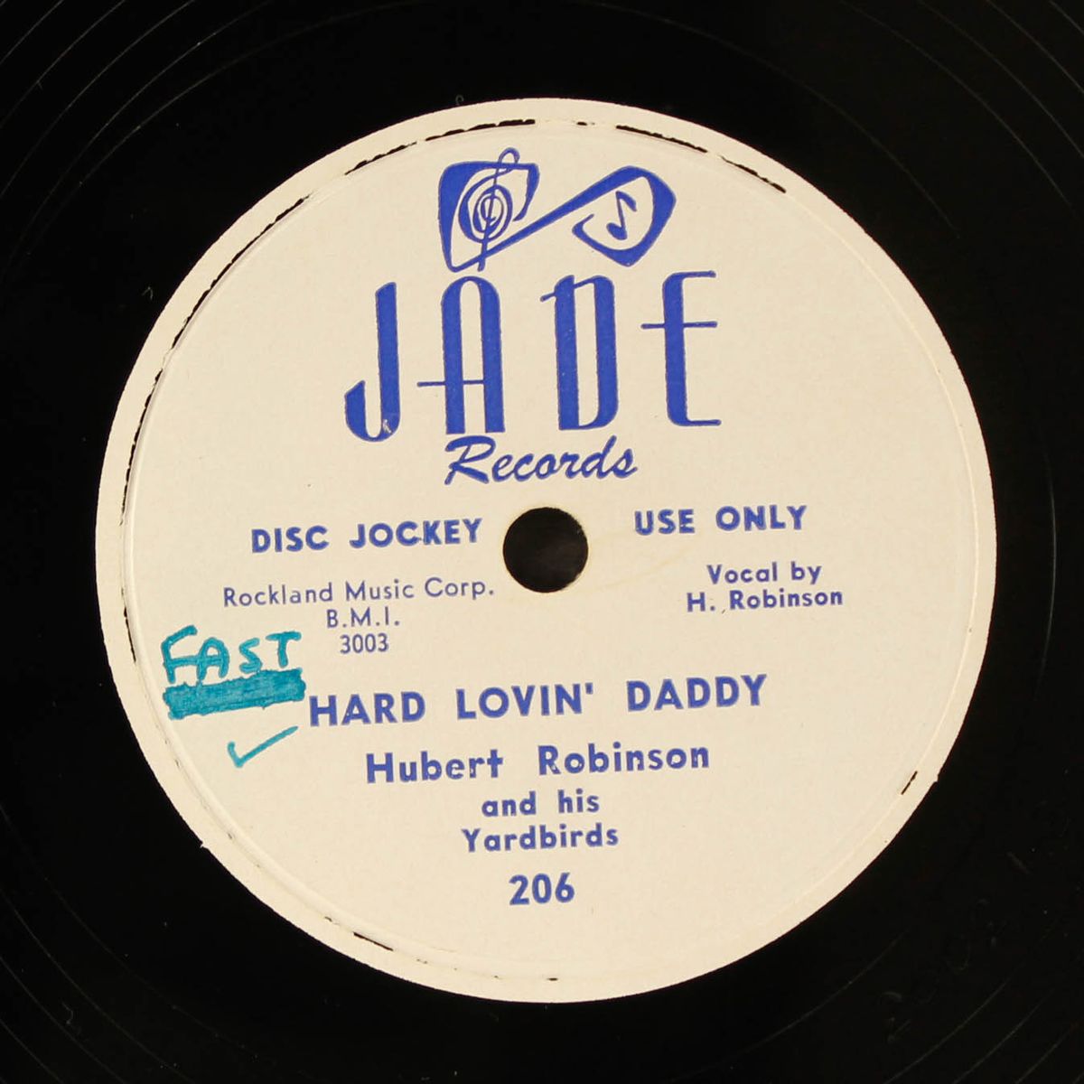 hard lovin' daddy / gas happy blues by HUBERT ROBINSON