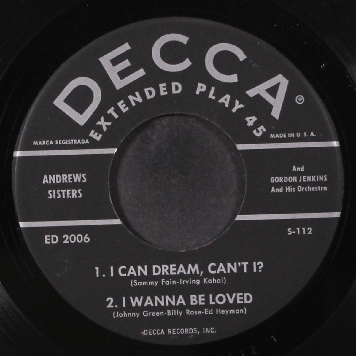 vol. 1 by ANDREWS SISTERS
