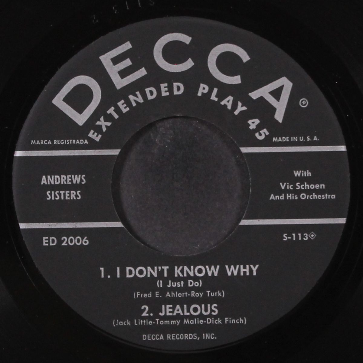 vol. 1 by ANDREWS SISTERS
