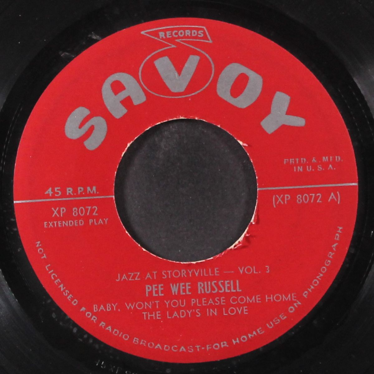 jazz at storyville vol. 3 by PEE WEE RUSSELL