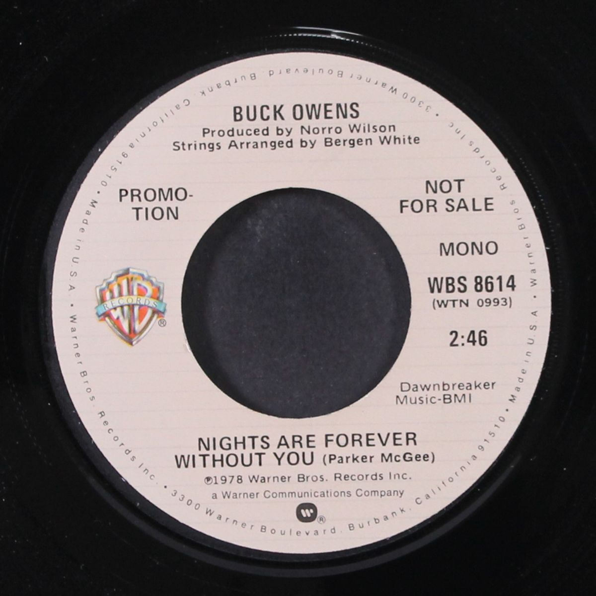 nights are forever without you / mono by BUCK OWENS