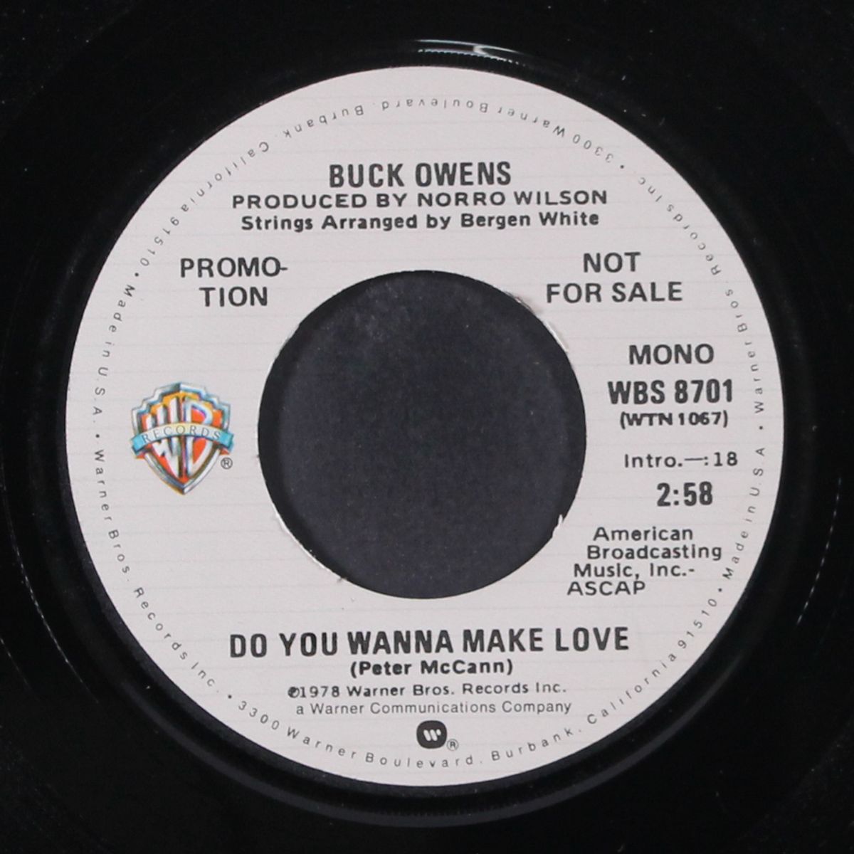 do you wanna make love / mono by BUCK OWENS