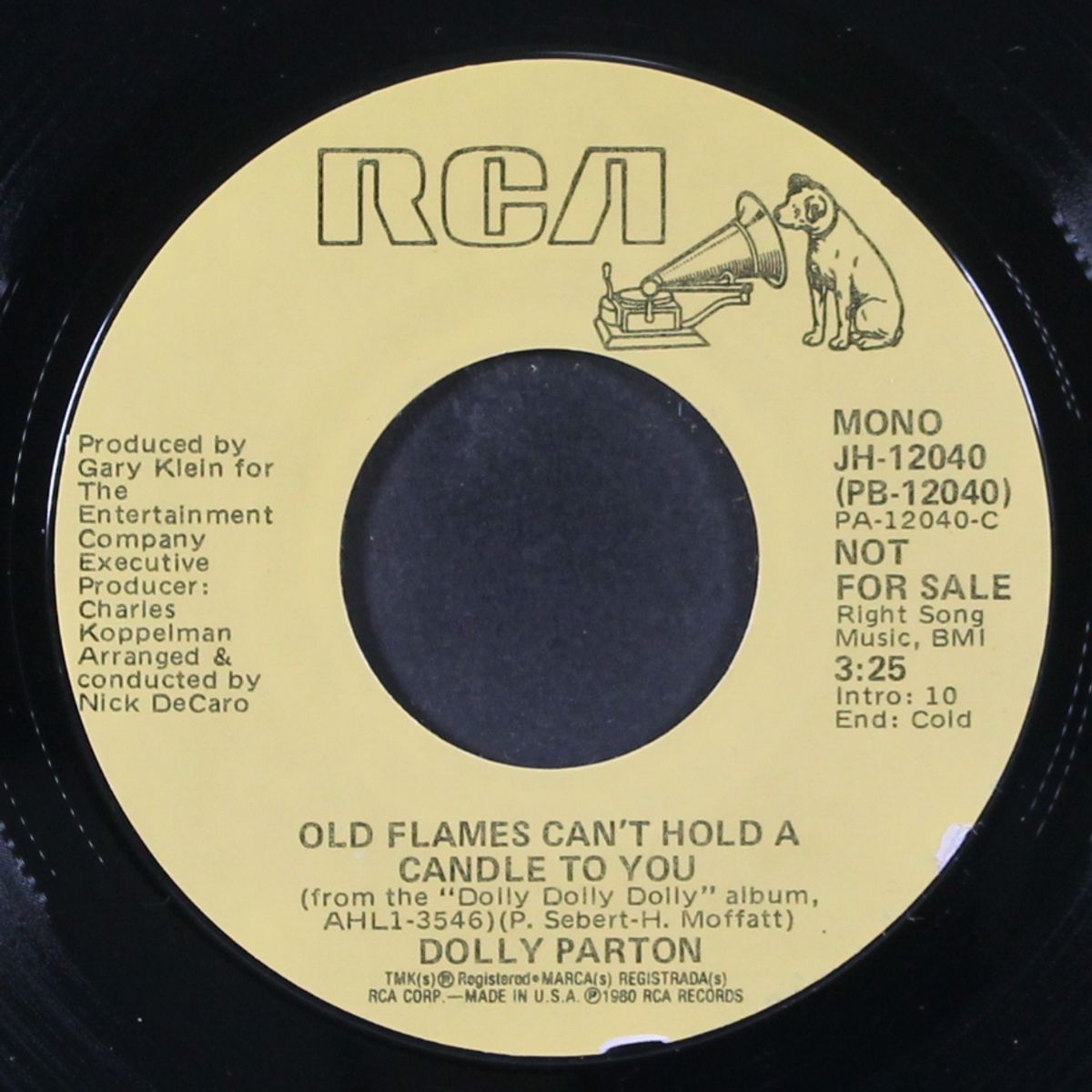 old flames can't hold a candle / mono by DOLLY PARTON