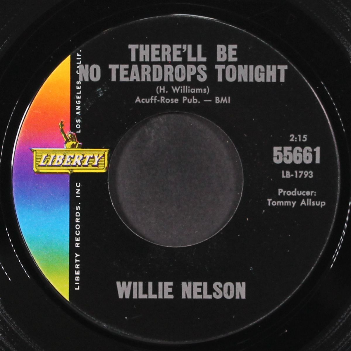 am i blue / there'll be no teardrops tonight by WILLIE NELSON