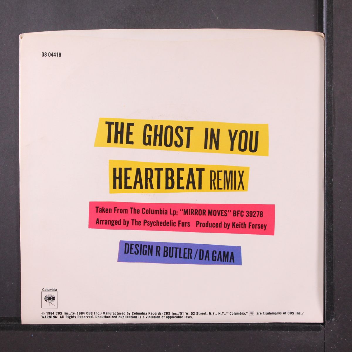 the ghost in you / heartbeat by PSYCHEDELIC FURS