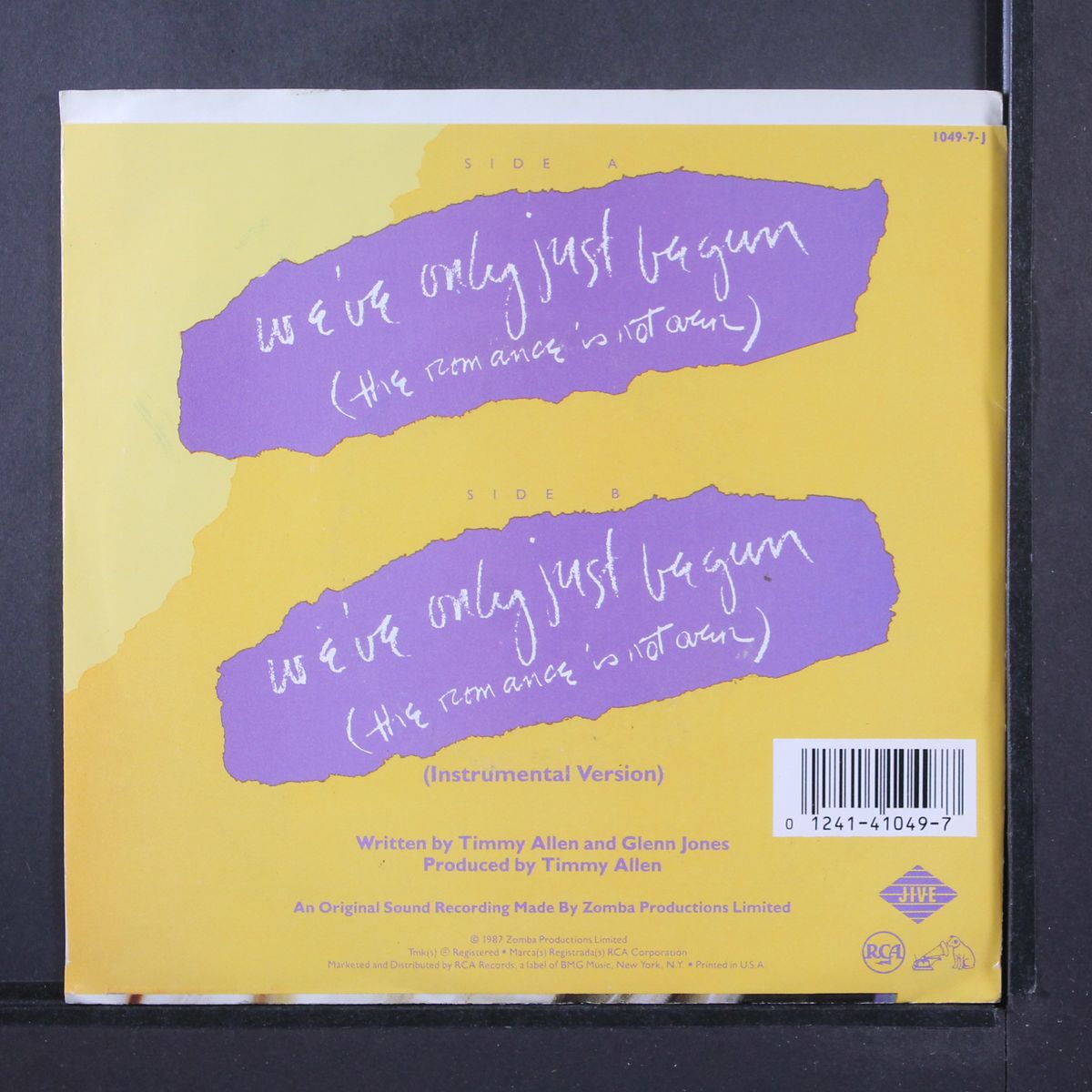 we've only just begun / same by GLENN JONES