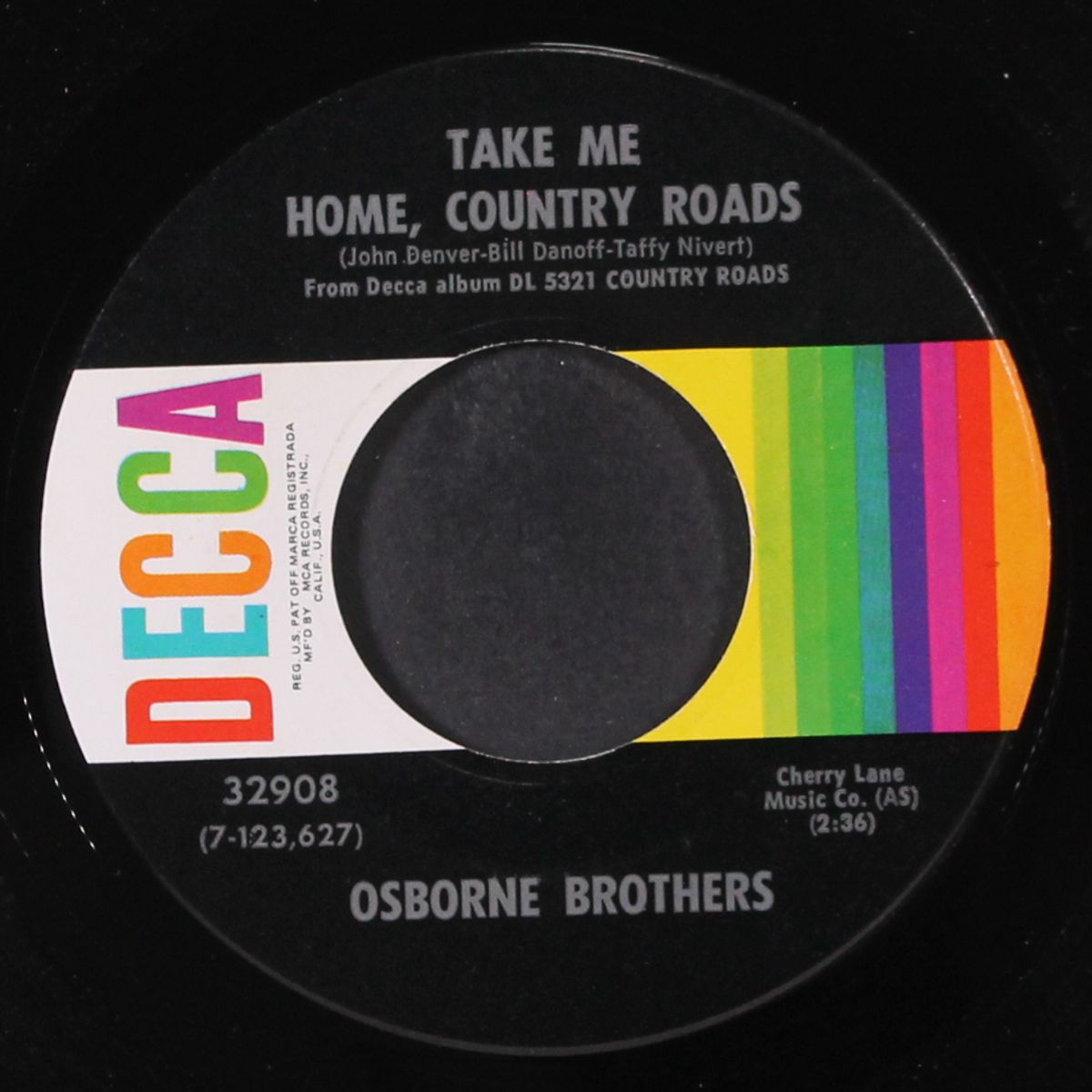 take me home, country roads by OSBORNE BROTHERS