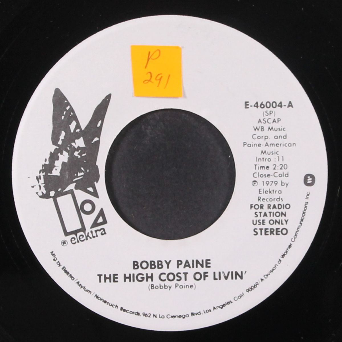 the high cost of livin' by BOBBY PAINE