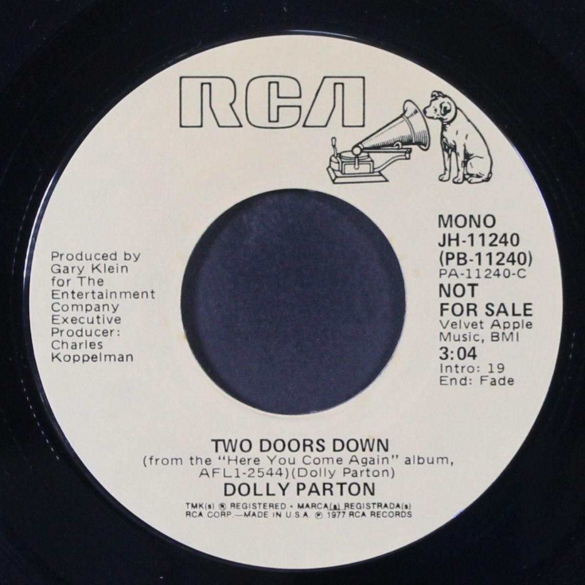 two doors down / mono by DOLLY PARTON