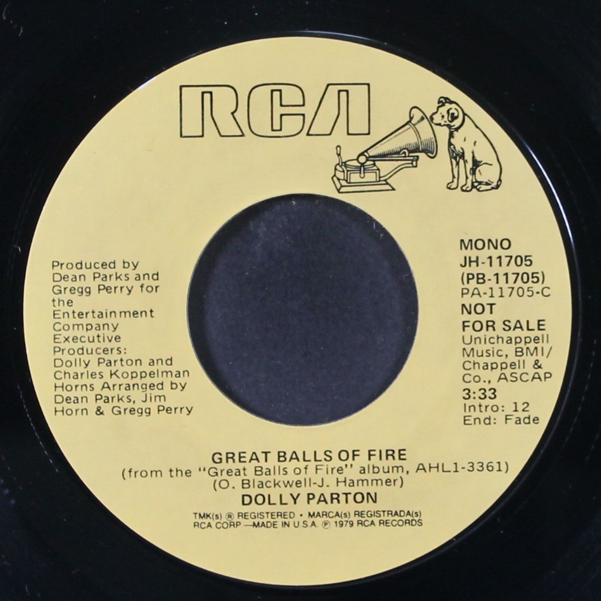 great balls of fire / mono by DOLLY PARTON