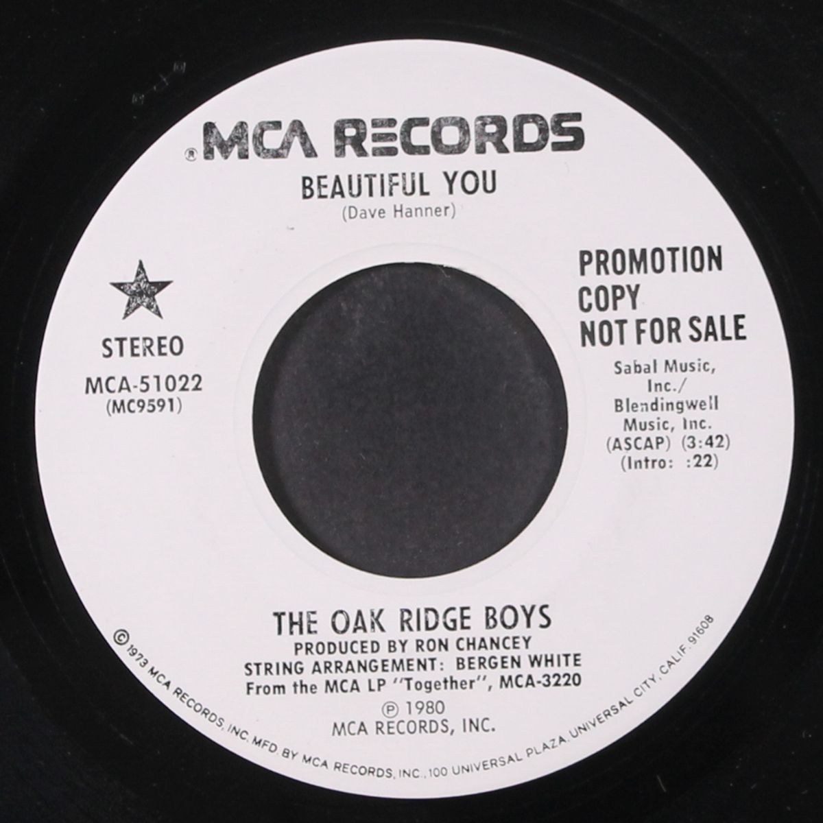 beautiful you / same by OAK RIDGE BOYS