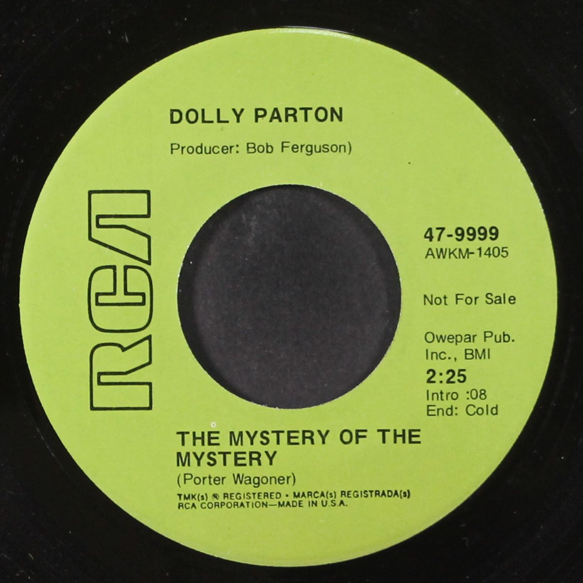 my blue tears / the mystery of the mystery by DOLLY PARTON