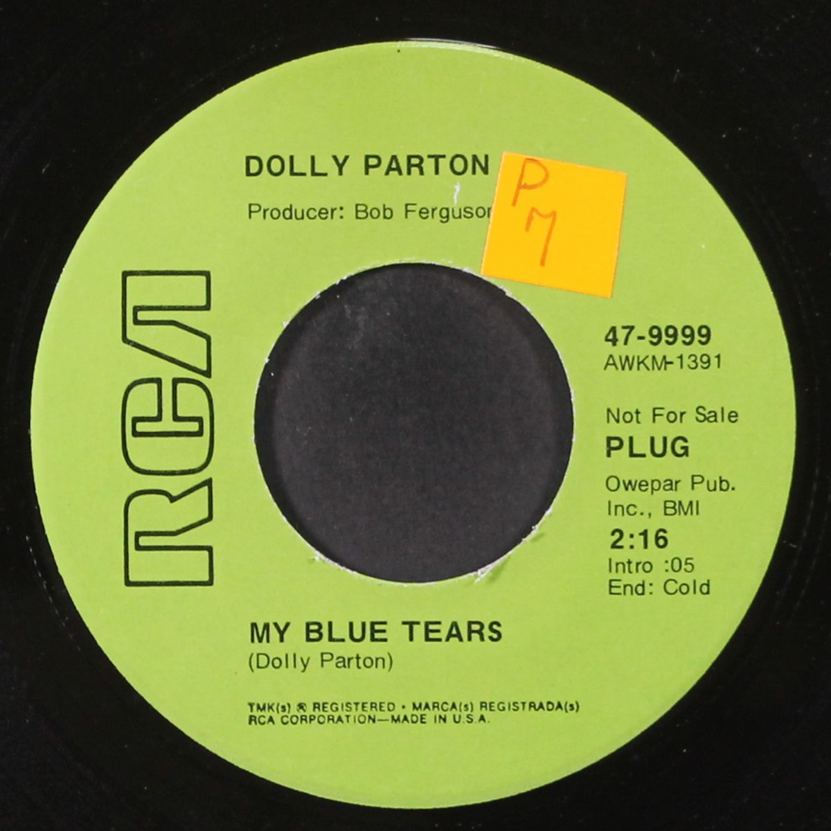 my blue tears / the mystery of the mystery by DOLLY PARTON