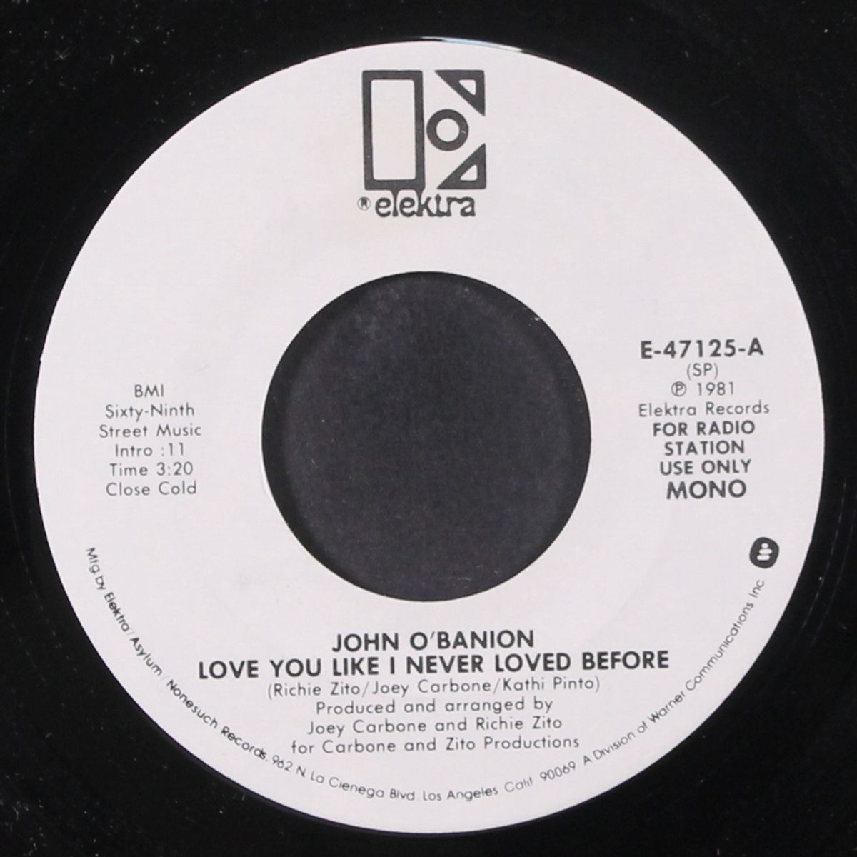 love you liked i never loved before / mono by JOHN O'BANNON