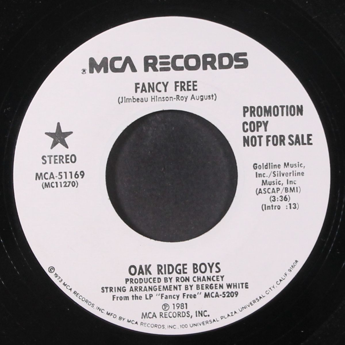 fancy free / same by OAK RIDGE BOYS