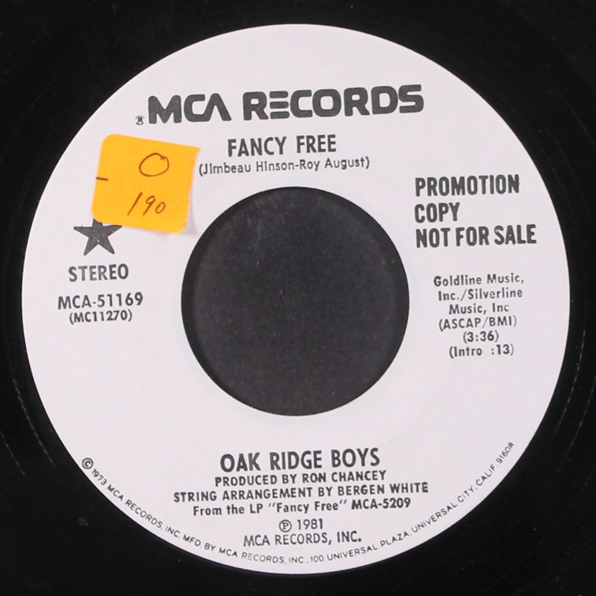 fancy free / same by OAK RIDGE BOYS