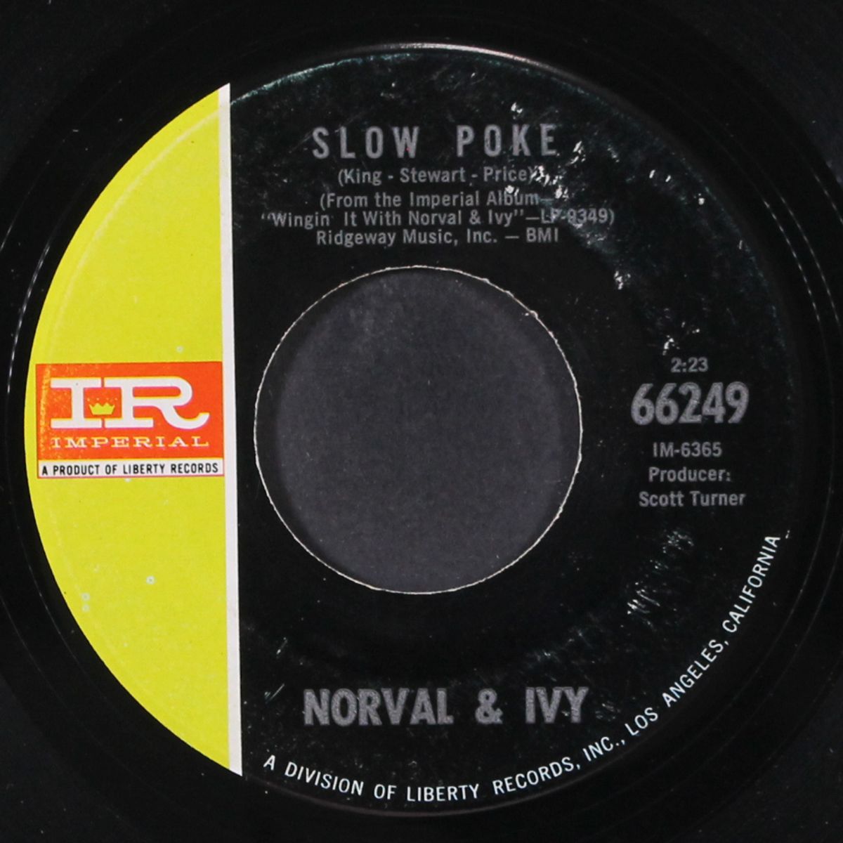 slow poke / please pass the biscuits by NORVAL & IVY