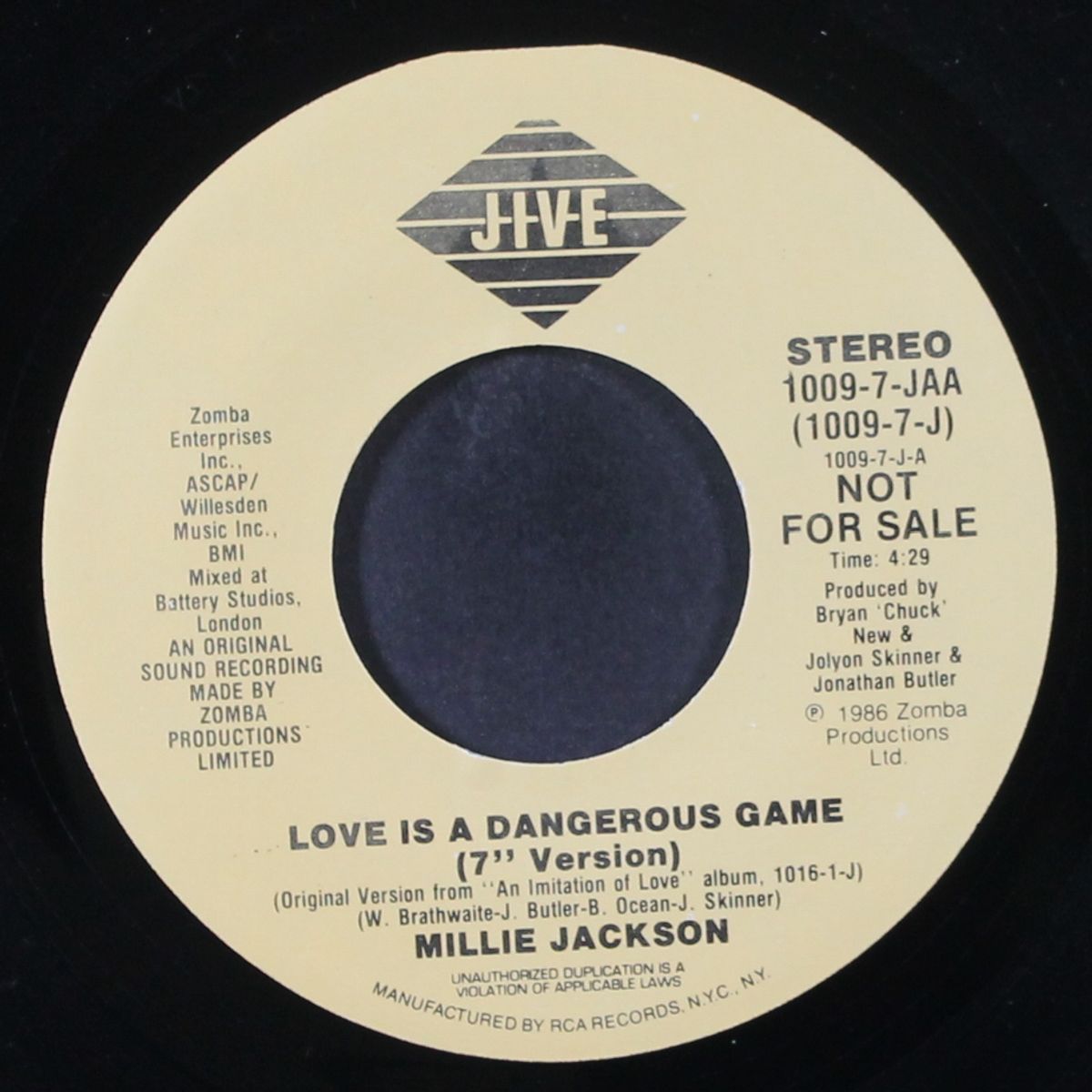 love is a dangerous game / version by MILLIE JACKSON
