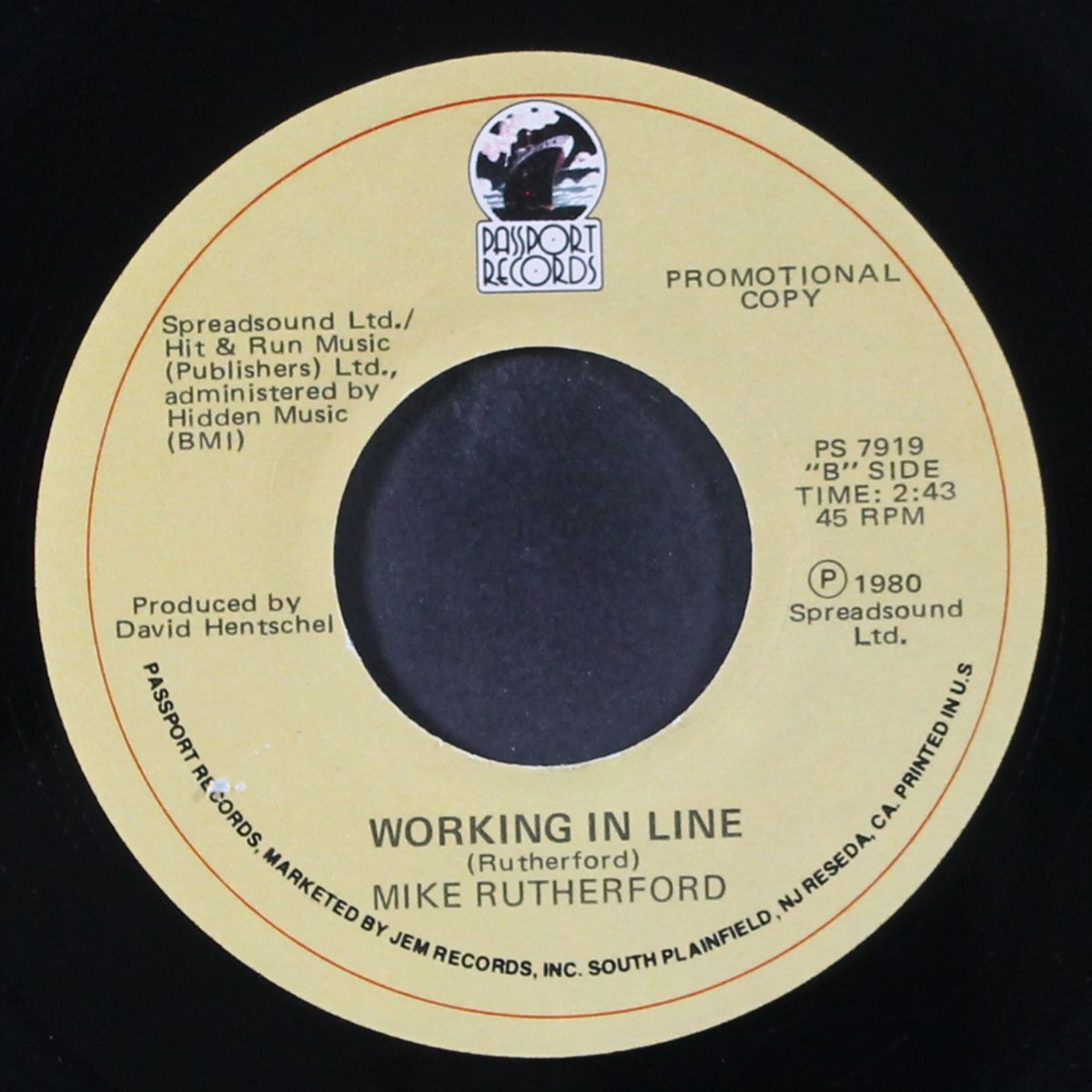 moonshine / working by MIKE RUTHERFORD