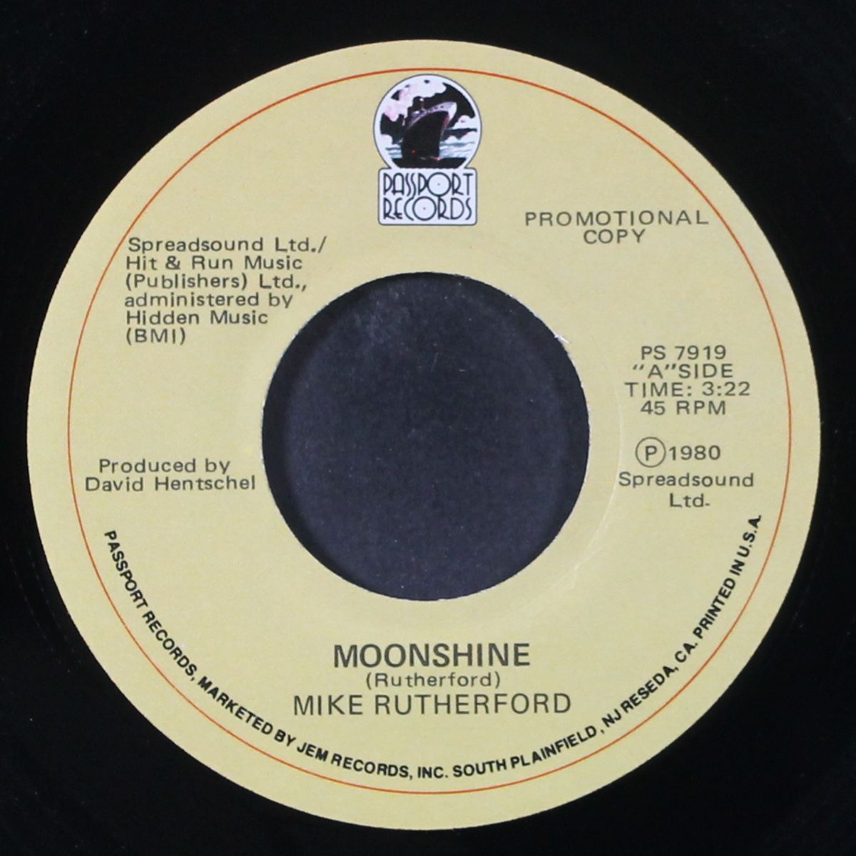 moonshine / working by MIKE RUTHERFORD