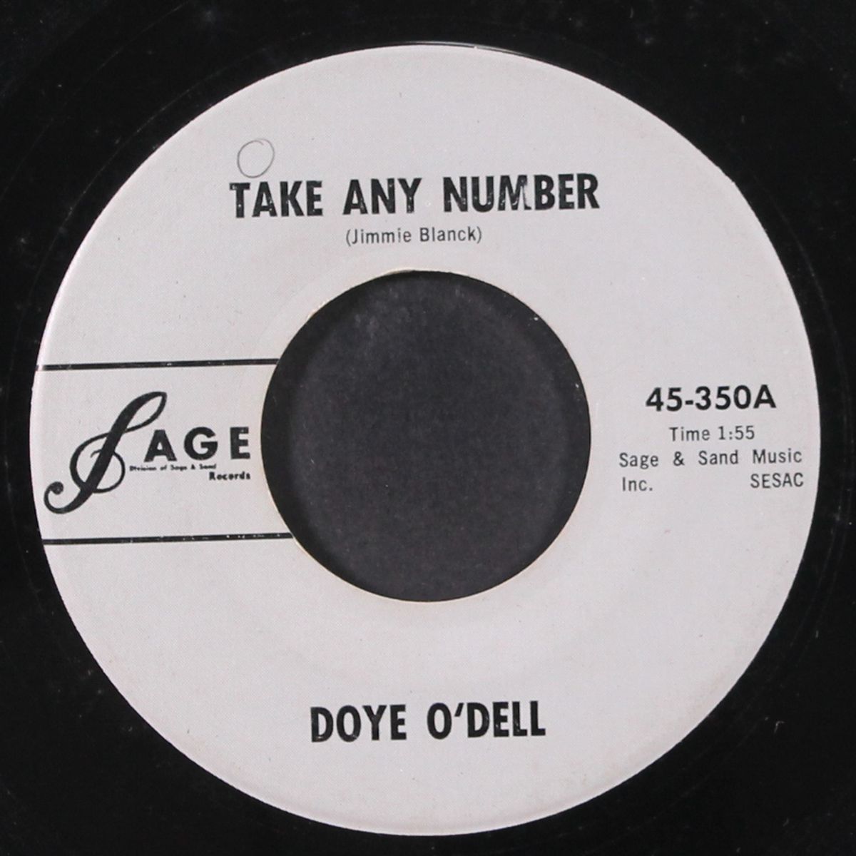 take any number by DOYE O'DELL