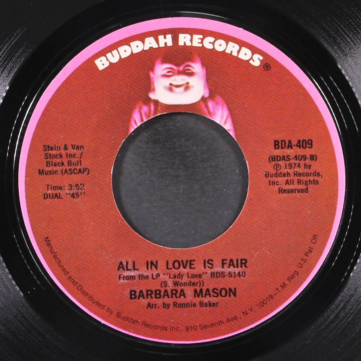 the devil is busy / all in love is fair by BARBARA MASON