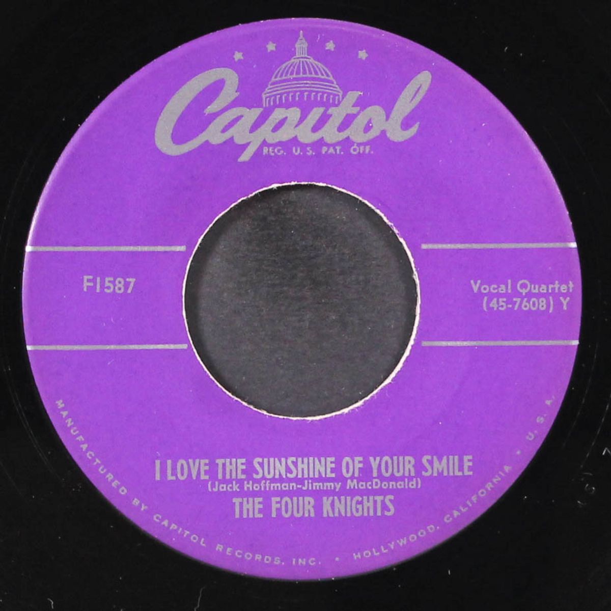 sentimental fool / i love the sunshine of your smile by FOUR KNIGHTS
