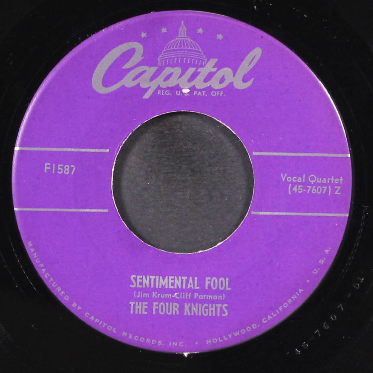 sentimental fool / i love the sunshine of your smile by FOUR KNIGHTS