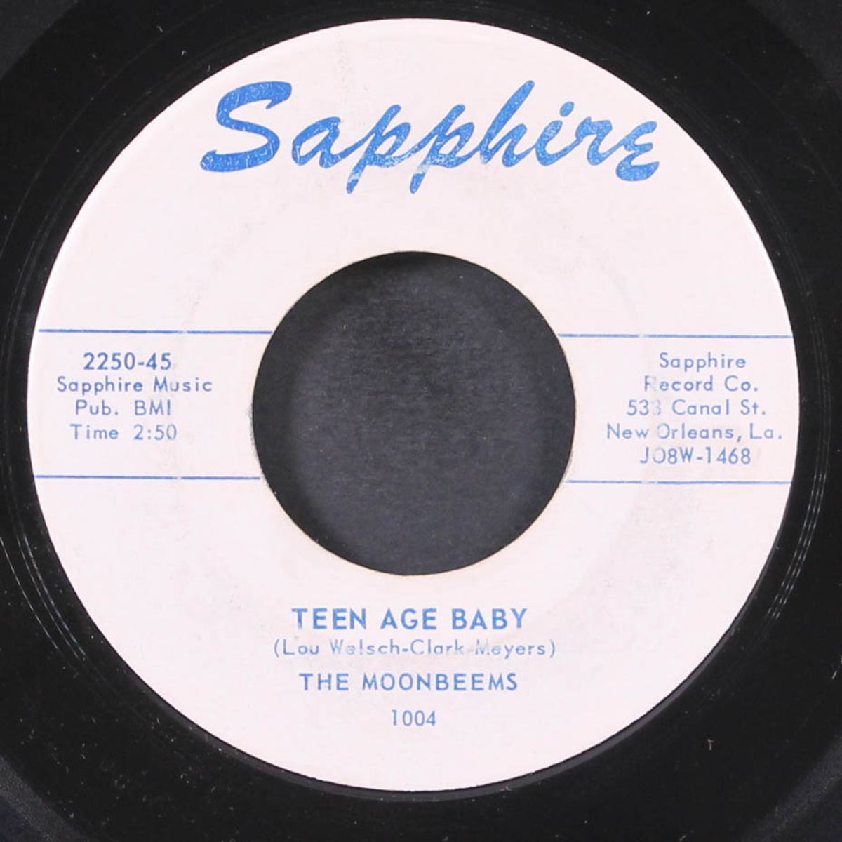 cryin' the blues / teen age baby by MOONBEEMS