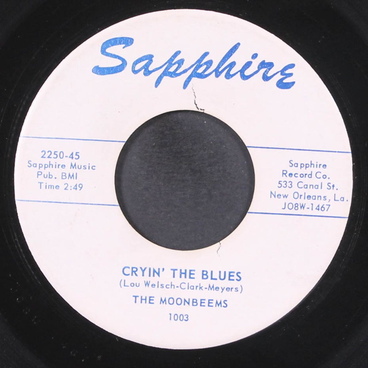 cryin' the blues / teen age baby by MOONBEEMS