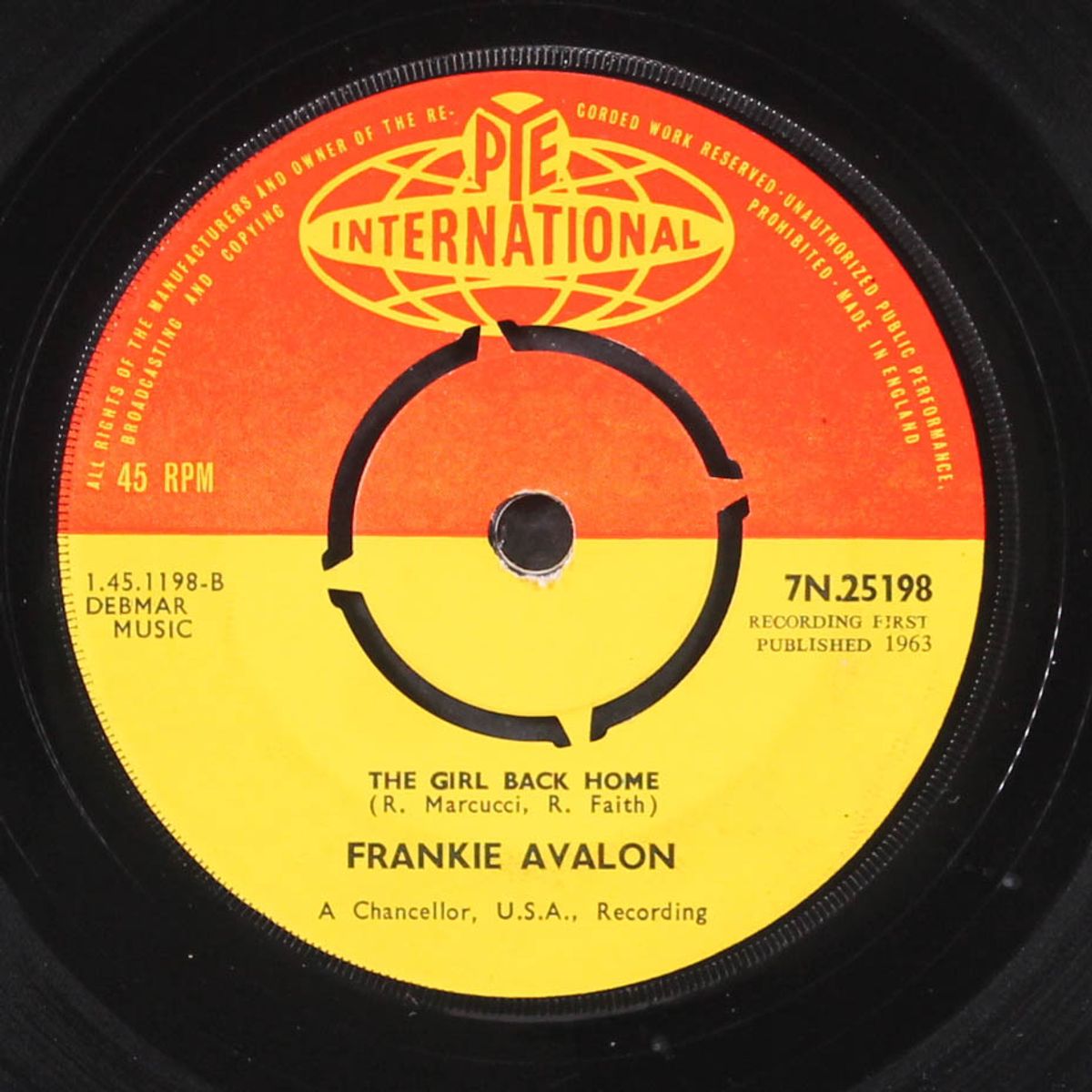 come fly with me / the girl back home by FRANKIE AVALON