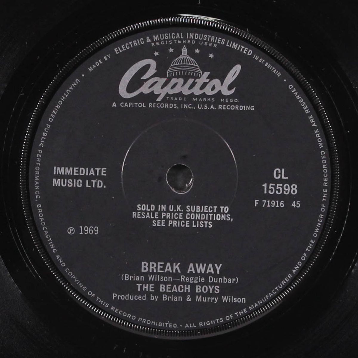 break away / celebrate the news by BEACH BOYS